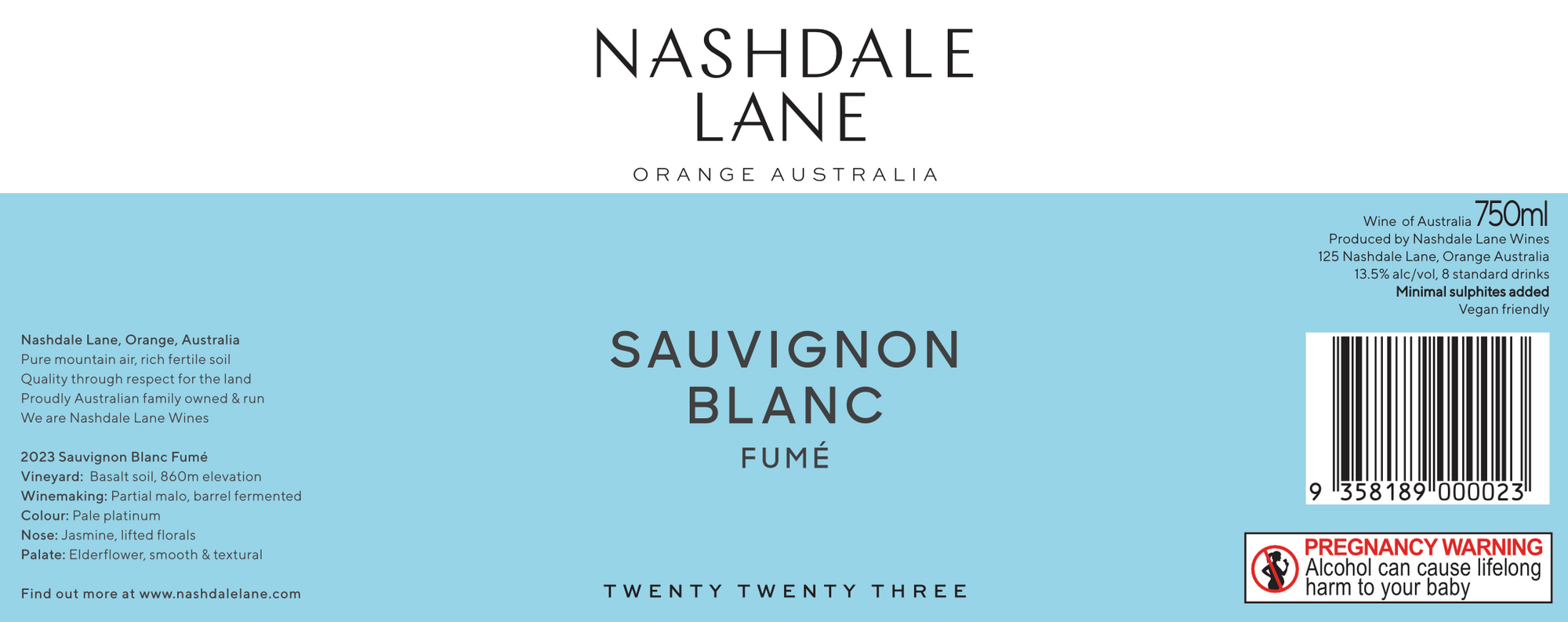 2023 Sauvignon Blanc Fumé 12 bottle case
