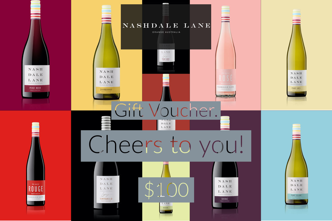 Nashdale Lane Wines Gift Voucher $100