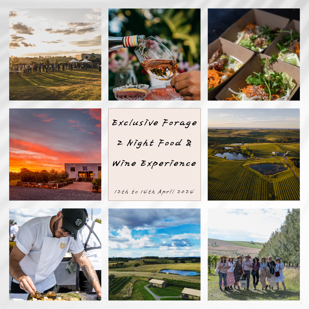 Exclusive Forage 2 night Food & Wine Experience. Only two cabins for two people available.