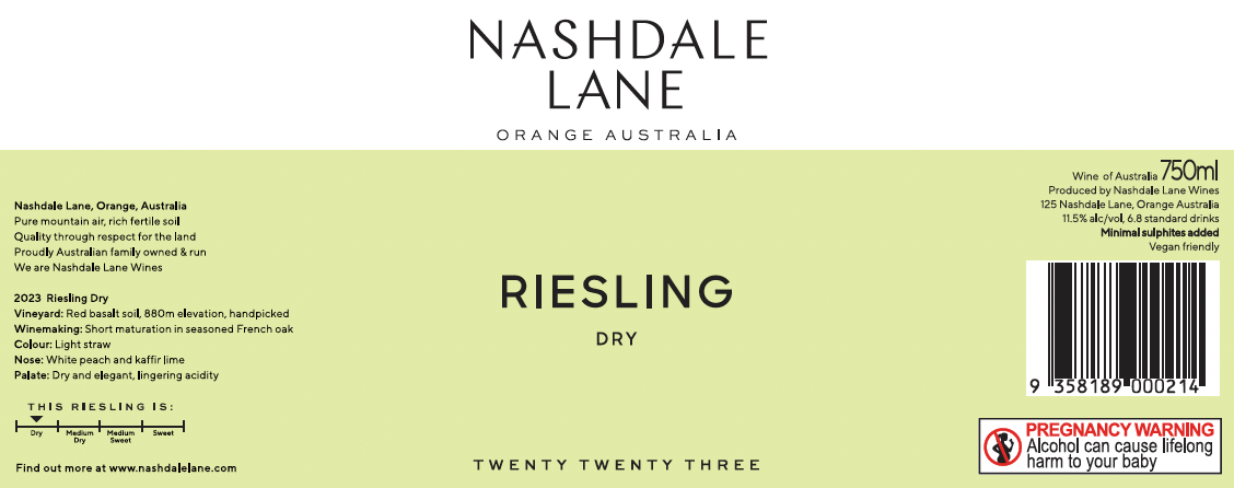 2023 Riesling Dry