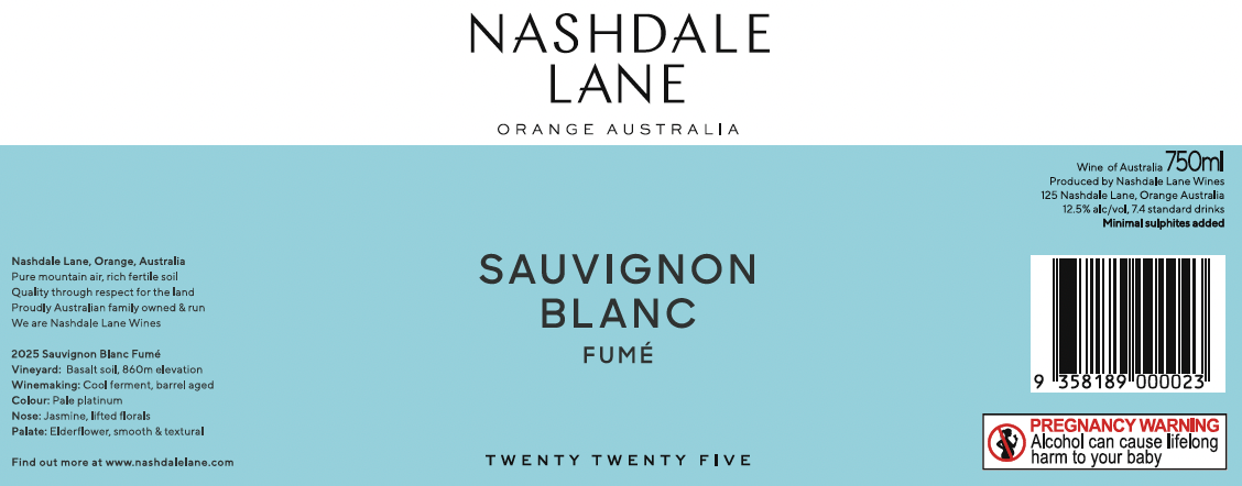 2025 Sauvignon Blanc Fumé