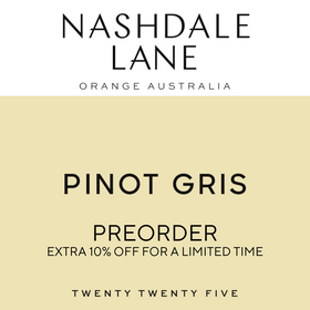 2025 Pinot Gris - 12 Bottle Preorder Case