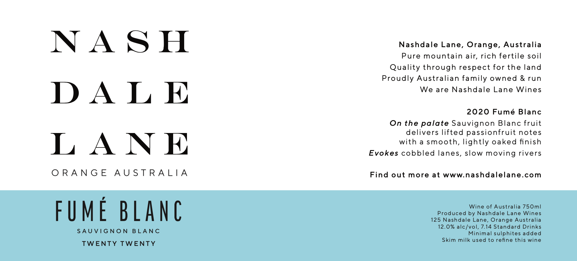 2020 Sauvignon Blanc Fumé