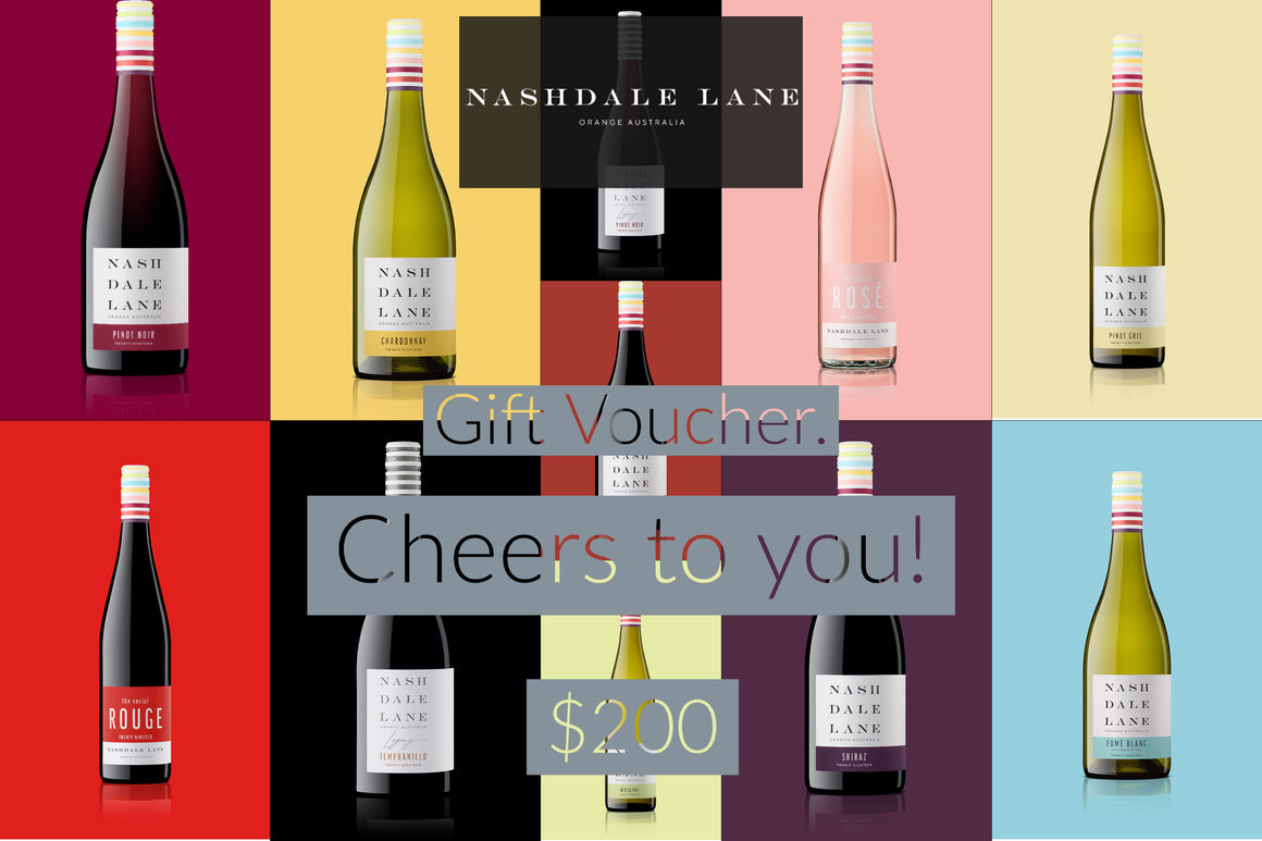 Nashdale Lane Wines Gift Voucher $200