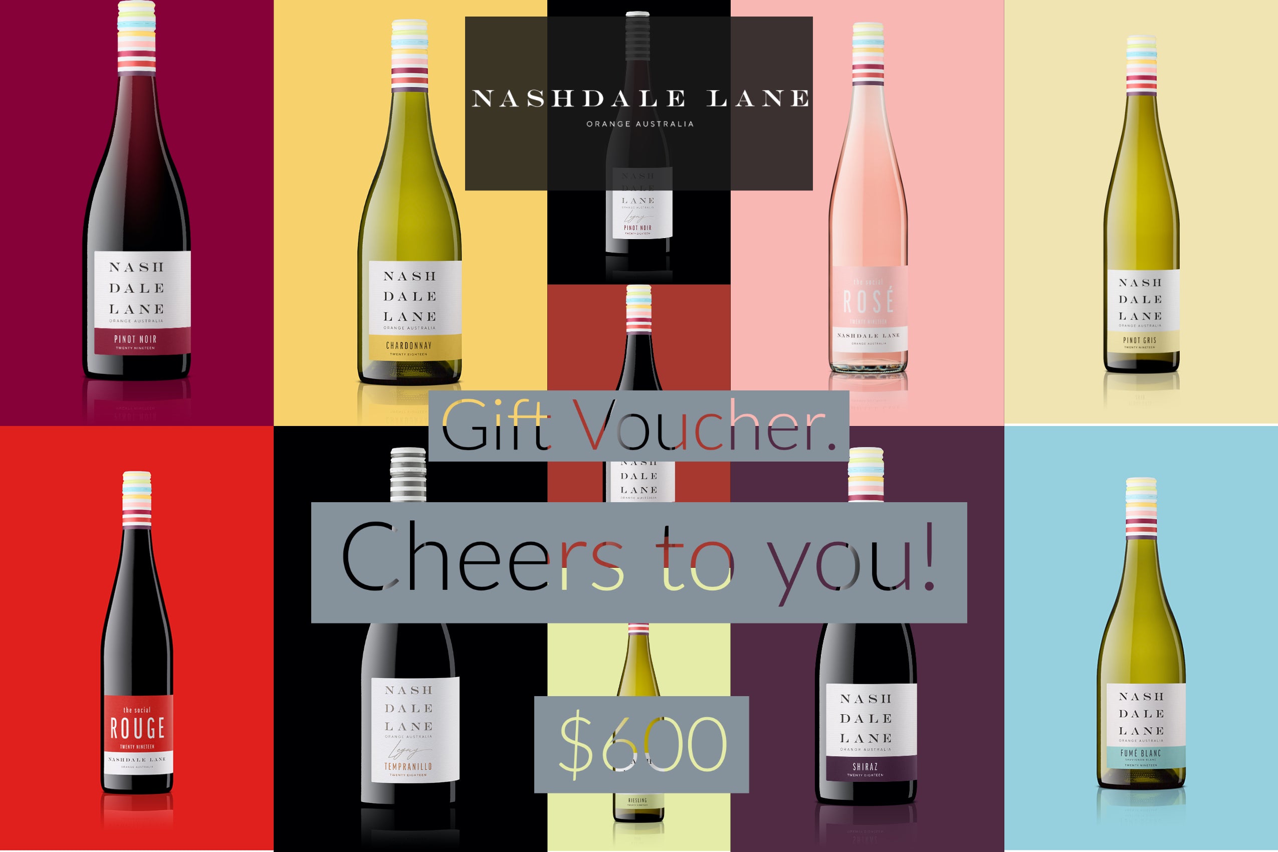 Nashdale Lane Wines Gift Voucher $600