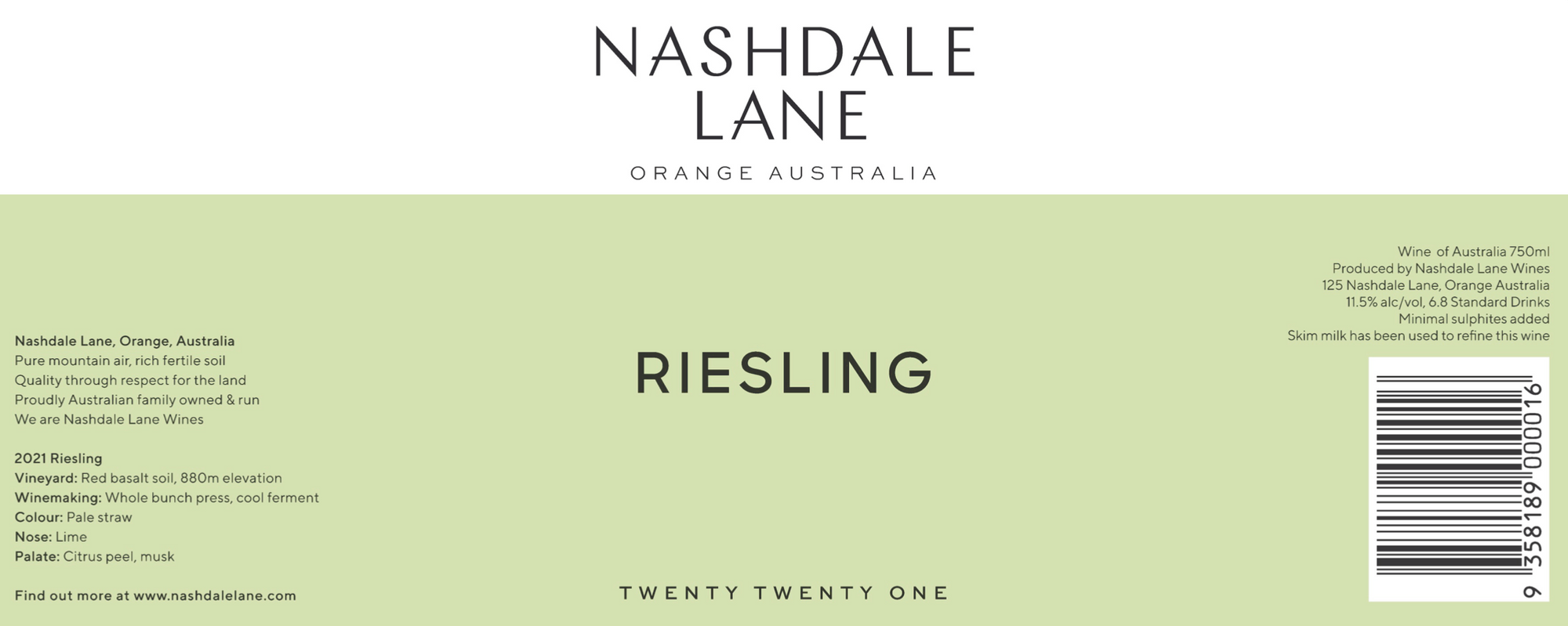 2021 Riesling Dry